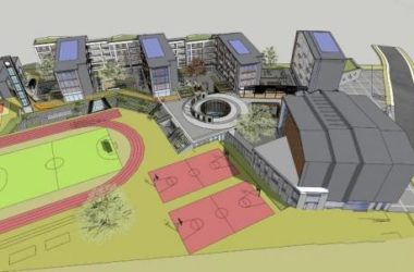 Sketchup学校模型|多层中小学学校，教学楼，教育建筑，现代风格-BIM建筑网