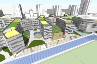 Sketchup学校模型|多层中小学学校，教学楼，教育建筑，现代风格-BIM建筑网