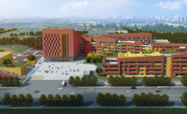 Sketchup学校模型|多层中学学校，教育建筑，现代风格-BIM建筑网