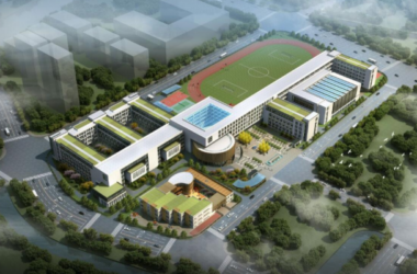 Sketchup学校模型|多层中小学学校，教育建筑，现代风格-BIM建筑网