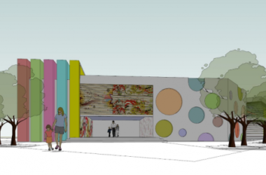 Sketchup学校模型|多层幼儿园学校，教育建筑，现代风格-BIM建筑网