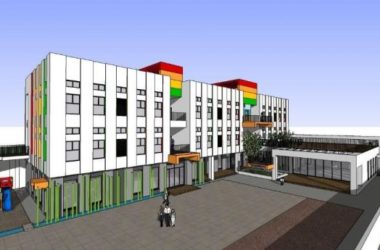 Sketchup学校模型|多层幼儿园学校，教育建筑，现代风格-BIM建筑网