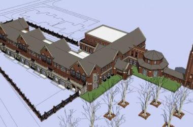 Sketchup学校模型|多层幼儿园学校，教育建筑，英式古典风格-BIM建筑网