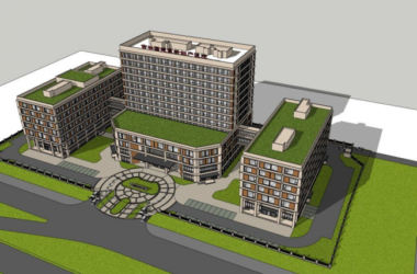 Sketchup医院模型|多层高层混合医院，现代风格，医疗建筑-BIM建筑网