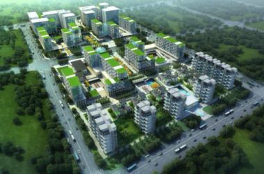 Sketchup住宅模型|上海虹桥万科，多层高层混合住宅小区，现代风格-BIM建筑网