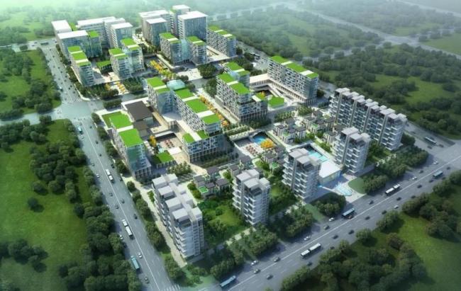 Sketchup住宅模型|上海虹桥万科多层公寓，现代风格，居住建筑，规划