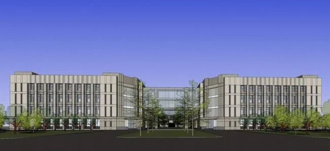 Sketchup学校模型|多层学校教学楼，现代风格，教育建筑