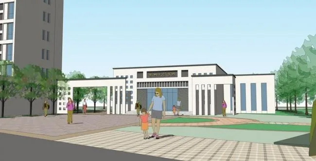 Sketchup住宅模型|多层住宅小区规划设计，居住建筑，中式风格