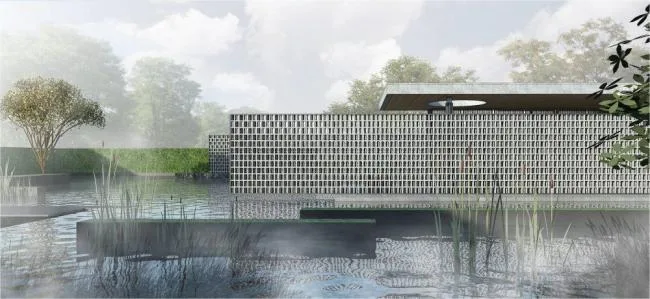 Sketchup商业模型|售楼处，现代风格，商业建筑