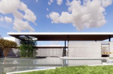 Sketchup商业模型|售楼处，现代风格，商业建筑-BIM建筑网