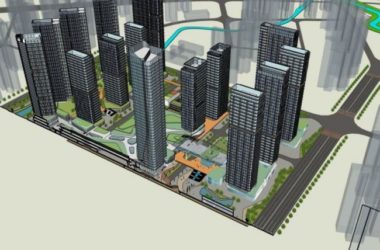 Sketchup住宅模型|超高层住宅小区，现代风格，居住建筑-BIM建筑网