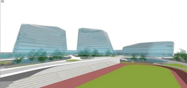 Sketchup综合体模型|多层商业综合体，现代风格