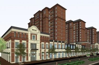 Sketchup住宅模型|高层住宅，古典风格，居住建筑-BIM建筑网