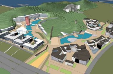 Sketchup商业模型|风景区步行街，多层商业街，新中式风格-BIM建筑网