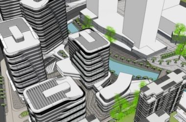 Sketchup住宅模型|高层住宅，现代风格，居住建筑-BIM建筑网