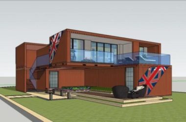 Sketchup商业模型|多层集装箱，商业娱乐建筑，现代风格-BIM建筑网