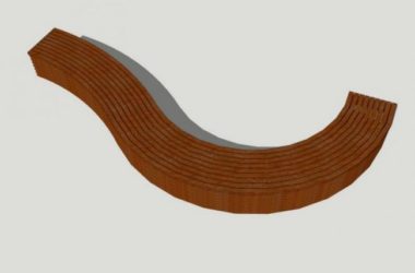 Sketchup素材模型|户外广场座椅，公园椅，公共椅，景观素材组件-BIM建筑网