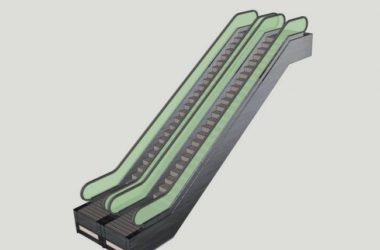 Sketchup素材模型|电动扶梯素材组件-BIM建筑网