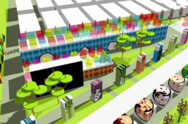 Sketchup学校模型|多层卡通幼儿园，学校，教育建筑，现代风格-BIM建筑网