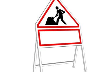 Sketchup素材模型|施工牌指示牌素材组件-BIM建筑网