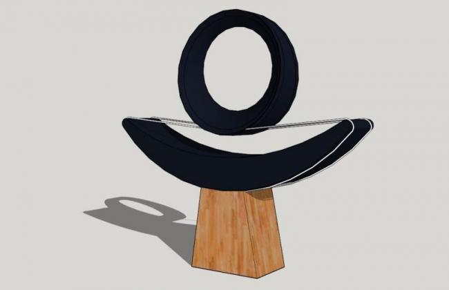 Sketchup素材模型|景观雕塑小品模型素材组件，现代风格