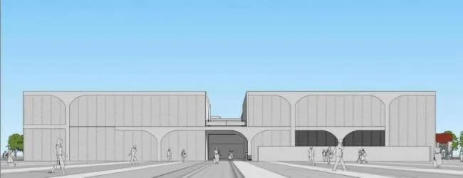 Sketchup文化模型|多层美术馆，上海徐汇龙美术馆，文化建筑，现代风格