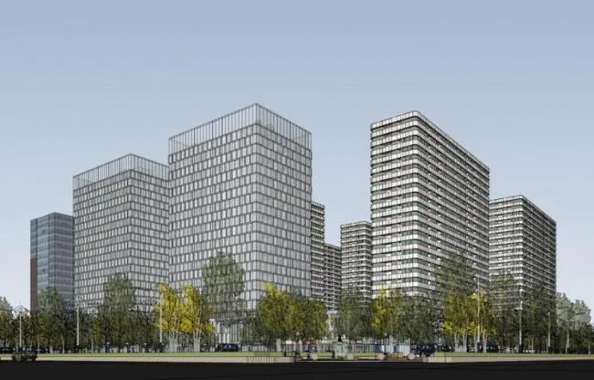 Sketchup住宅模型|高层公寓住宅，底层商业，现代风格，居住建筑