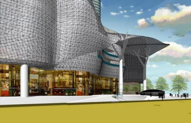 Sketchup综合体模型|新加坡ION超高层综合体，超高层办公，酒店，现代风格