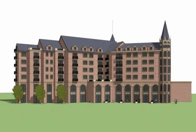 Sketchup住宅模型|多层住宅，居住建筑，英伦古典风格