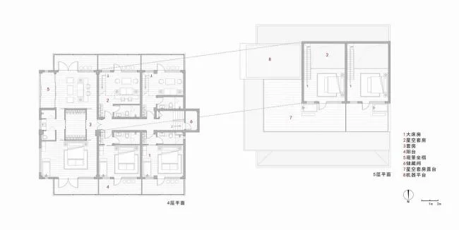 BIM建筑|重见山川——临安鱼乐山房平易近宿改革设计 / 久舍营造工作室