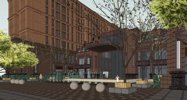 Sketchup住宅模型|多层公寓，古典风格，居住建筑