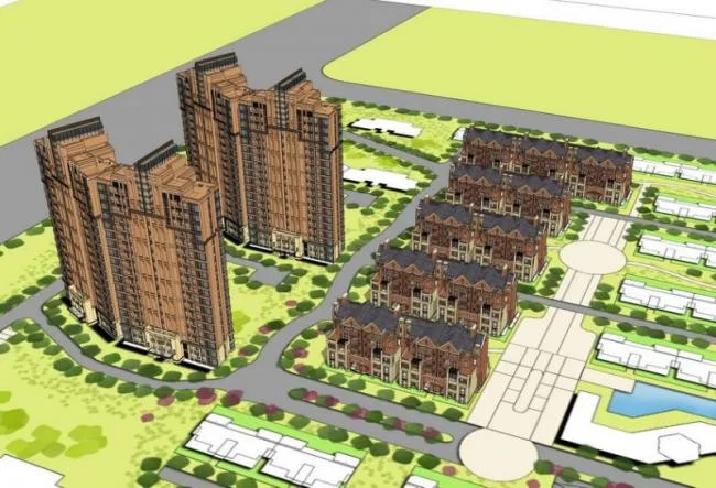 Sketchup住宅模型|高层住宅，洋房，英式风格，居住建筑，古典风格