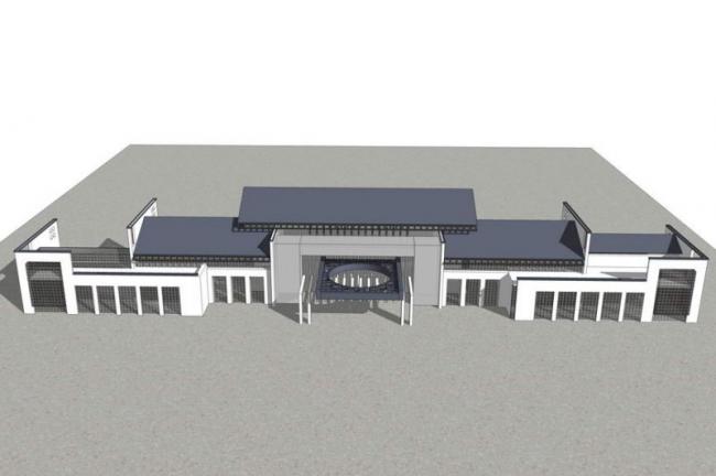 Sketchup商业模型|多层会所，新中式风格，商业建筑