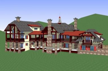 Sketchup商业模型|多层意式会所，商业建筑，古典风格-BIM建筑网