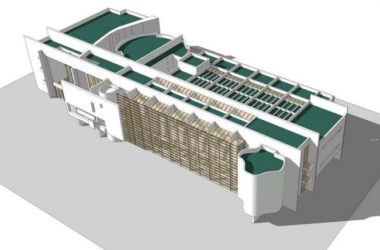 Sketchup文化模型|迈耶巴塞罗那艺术中心，多层文化建筑，现代风格-BIM建筑网