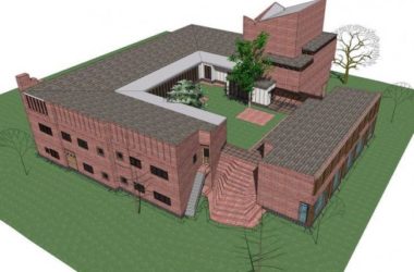 Sketchup文化模型|珊纳特赛罗城镇中心，多层文化建筑，新古典风格-BIM建筑网