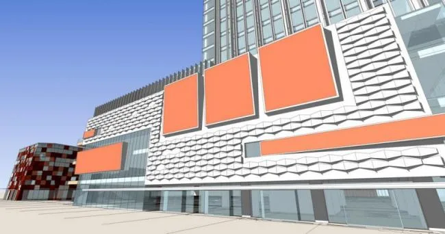 Sketchup办公模型|高层办公楼，现代风格，写字楼