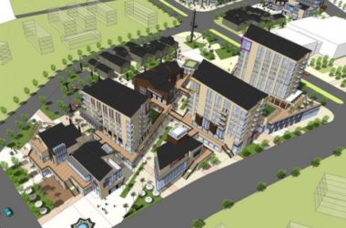 Sketchup商业模型|多层商业街，新中式风格-BIM建筑网