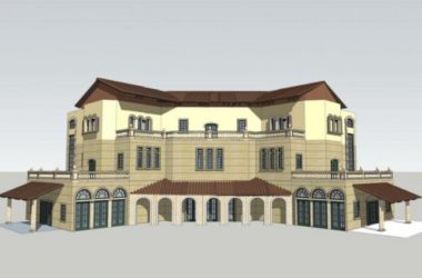 Sketchup商业模型|多层商业楼，古典风格，西班牙风格-BIM建筑网