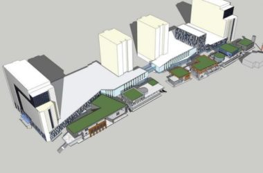 Sketchup商业模型|多层商业街，现代风格-BIM建筑网