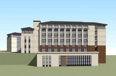 Sketchup学校模型|多层学校教学楼，法式风格，古典风格，教育建筑-BIM建筑网