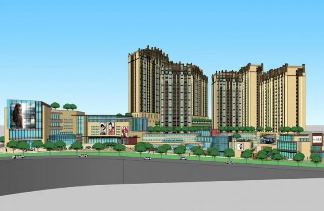 Sketchup住宅模型|高层住宅小区，居住建筑，新古典风格