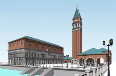 Sketchup文化模型|多层威尼斯圣马可广场，古典风格-BIM建筑网