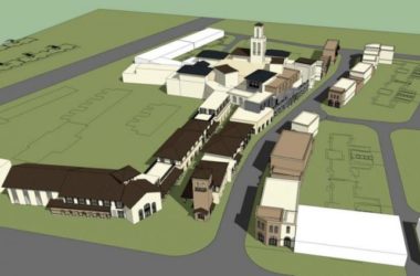 Sketchup商业模型|多层商业街，西班牙风格，古典风格-BIM建筑网