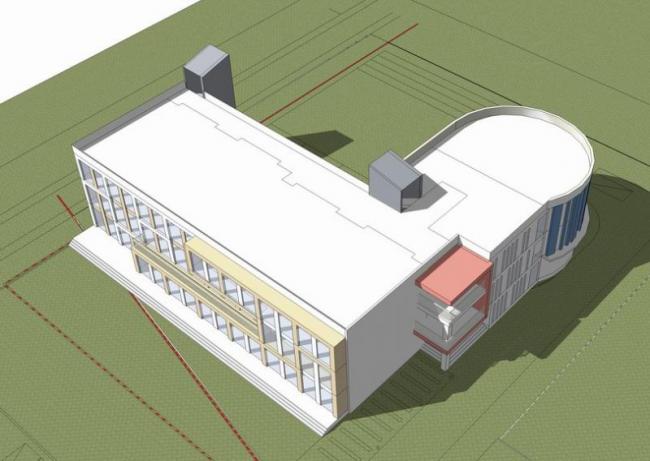Sketchup学校模型|多层学校幼儿园，现代风格，教育建筑