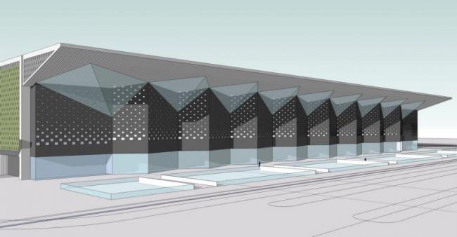 Sketchu工业厂房|多层厂房，工业建筑，现代风格