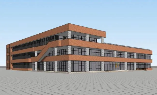 Sketchu工业厂房|多层厂房，现代风格，工业建筑