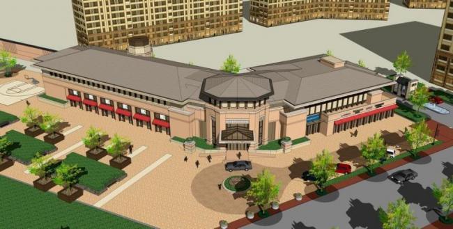 Sketchup商业模型|多层会所，欧式风格，古典风格，商业建筑