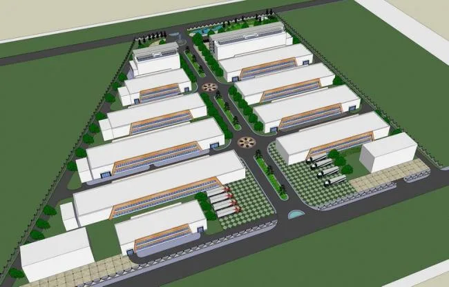 Sketchu工业厂房|多层厂房厂区，现代风格，工业建筑