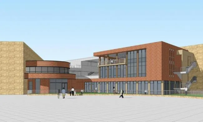 Sketchup学校模型|多层学校幼儿园，教育建筑，现代风格